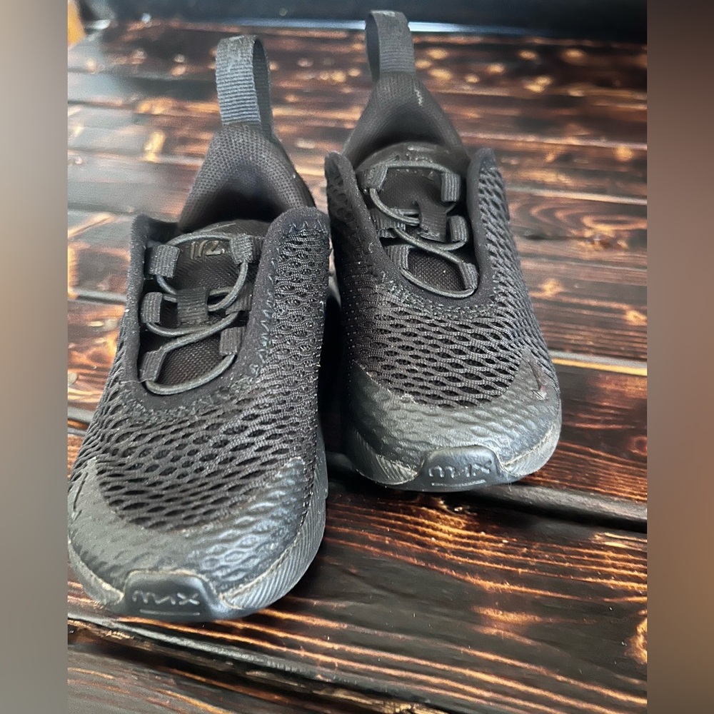 Nike Black 5C (baby) Mesh Air Max Slip-On Sneakers